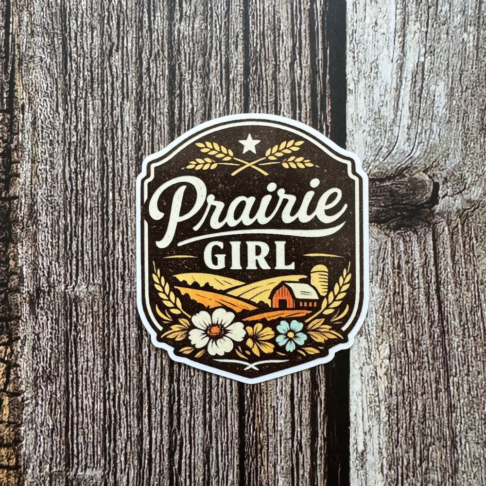 Prairie Girl Sticker